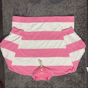 J Crew Women's Striped Sweater Pink White Funnel Neck Size 3X